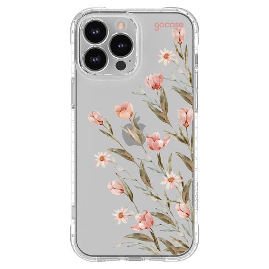 Capinha para celular  Ramos Laterais Tulipa