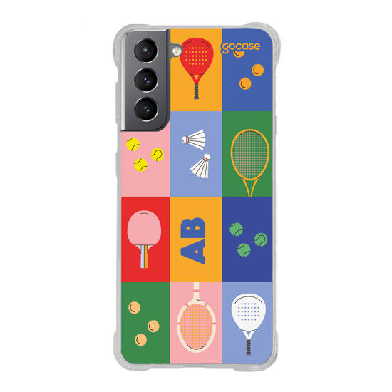 Capinha para celular  Raquetes Coloridas