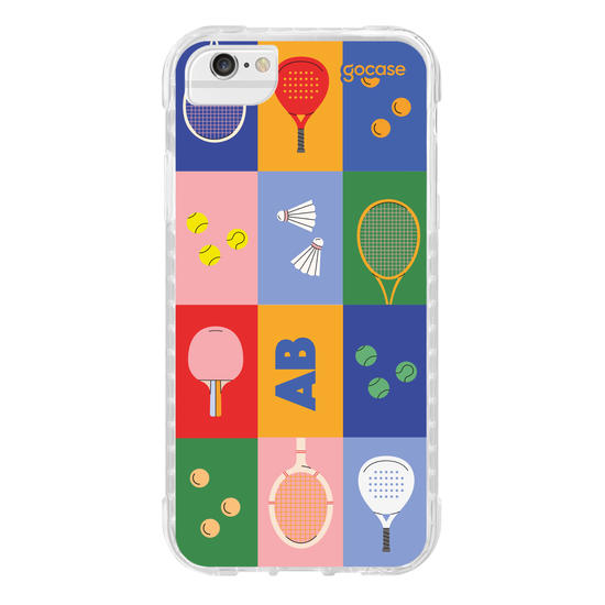 Capinha para celular  Raquetes Coloridas