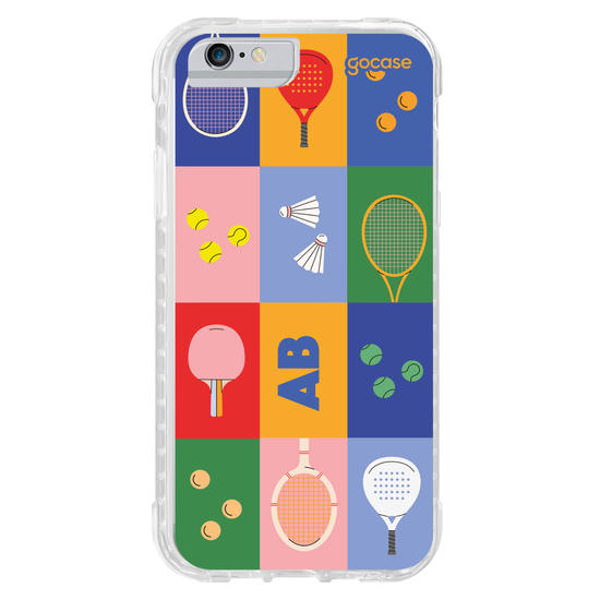 Capinha para celular  Raquetes Coloridas