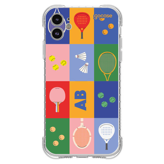 Capinha para celular  Raquetes Coloridas