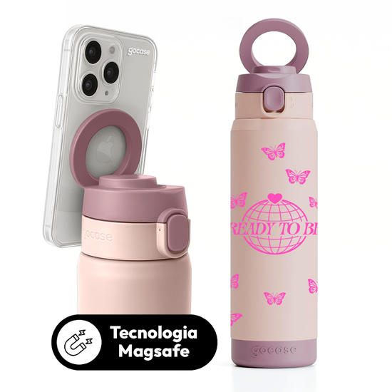 Garrafa Térmica Magsafe + Ebook -   K-pop - Ready to Be