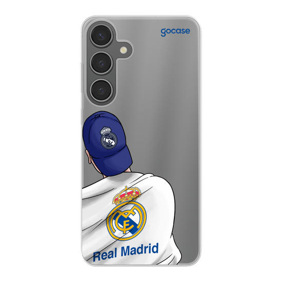 Real Madrid - Fan Guy with Flag Phone Case