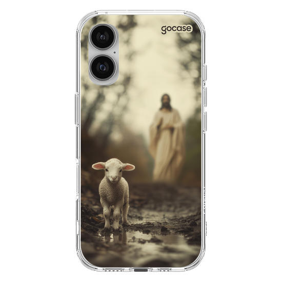 Capinha para celular  Realistic Jesus and Sheep