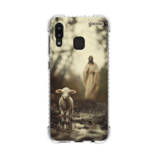 Capinha para celular  Realistic Jesus and Sheep