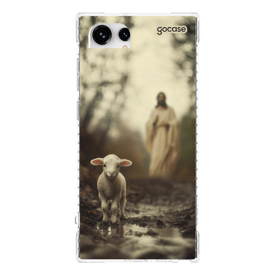 Capinha para celular  Realistic Jesus and Sheep