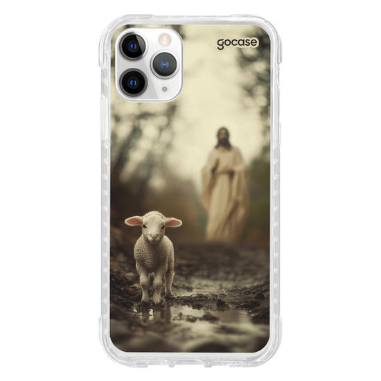 Capinha para celular  Realistic Jesus and Sheep