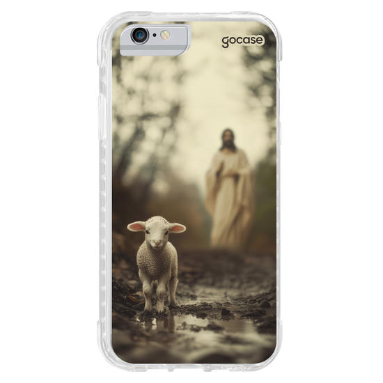 Capinha para celular  Realistic Jesus and Sheep