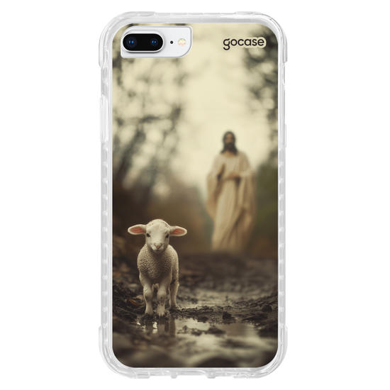 Capinha para celular  Realistic Jesus and Sheep