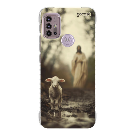 Capinha para celular  Realistic Jesus and Sheep