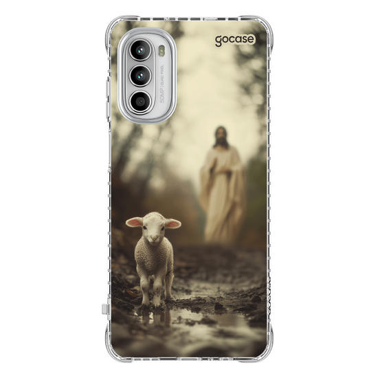Capinha para celular  Realistic Jesus and Sheep
