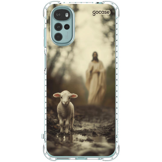 Capinha para celular  Realistic Jesus and Sheep