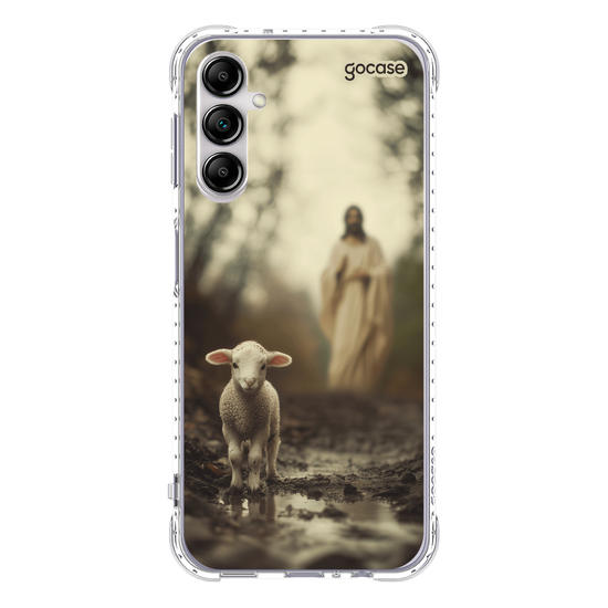 Capinha para celular  Realistic Jesus and Sheep