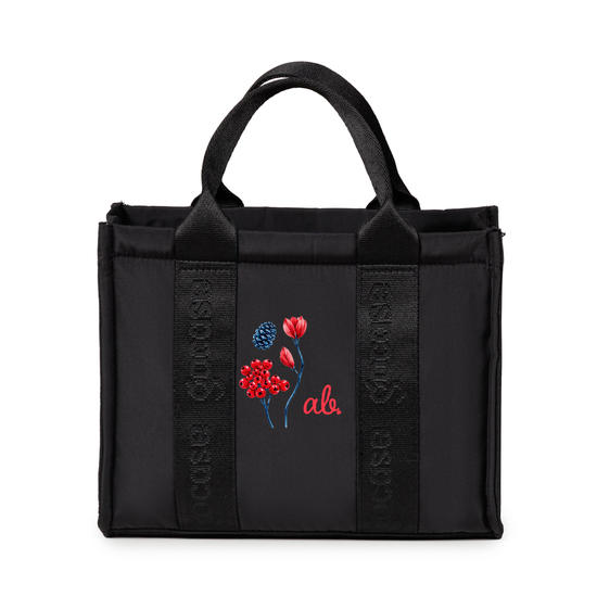 Tote Pop - Red and Blue Winter
