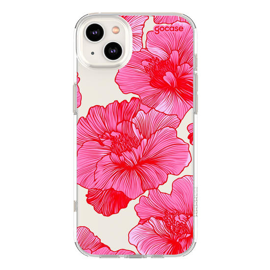Capinha para celular  Red and Pink Flowers