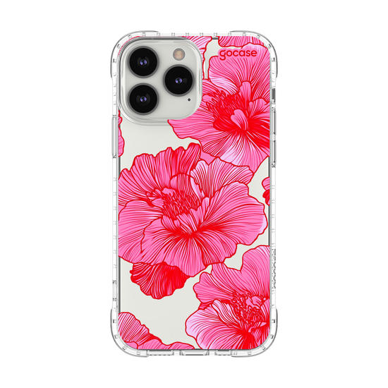 Capinha para celular  Red and Pink Flowers