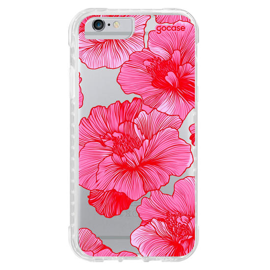 Capinha para celular  Red and Pink Flowers
