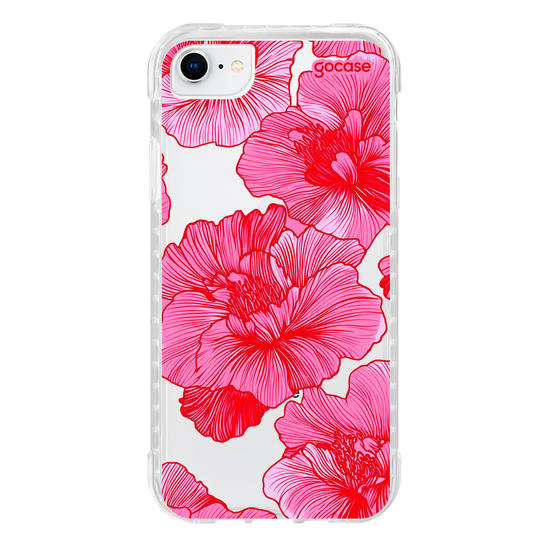 Capinha para celular  Red and Pink Flowers