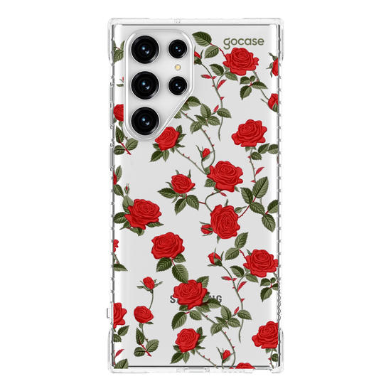 Capinha para celular  Rosas Vermelhas Pattern