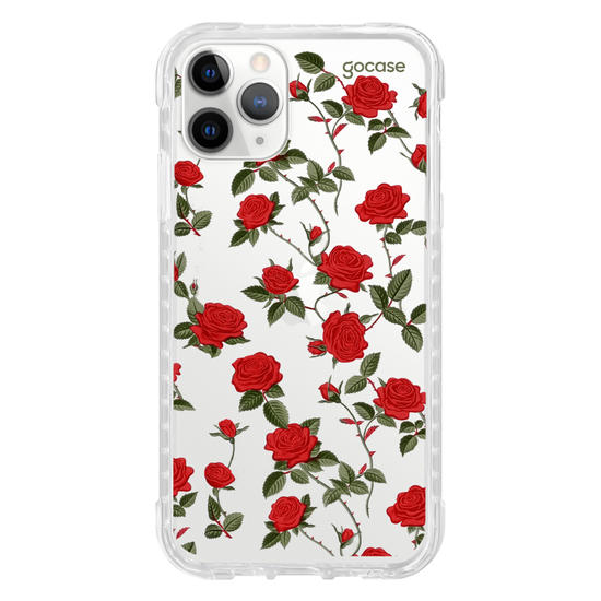 Capinha para celular  Rosas Vermelhas Pattern