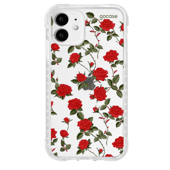 Capinha para celular  Rosas Vermelhas Pattern