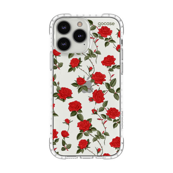 Capinha para celular  Rosas Vermelhas Pattern