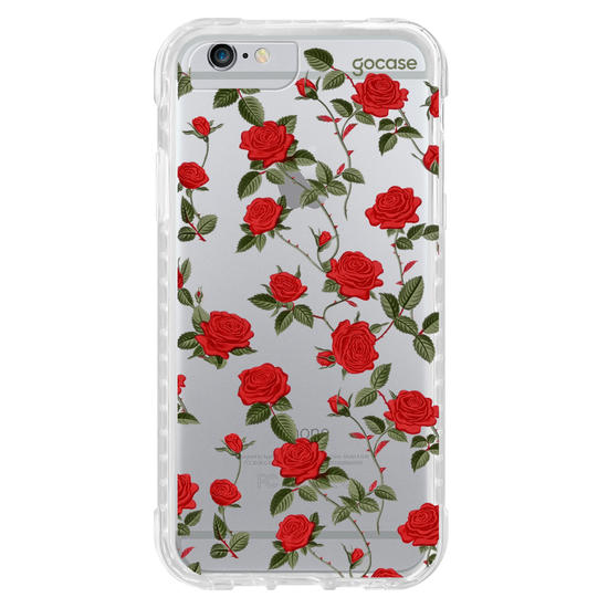 Capinha para celular  Rosas Vermelhas Pattern