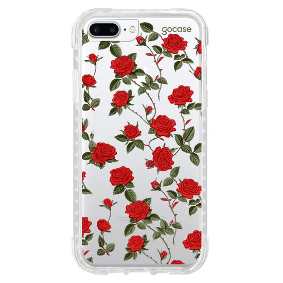 Capinha para celular  Rosas Vermelhas Pattern