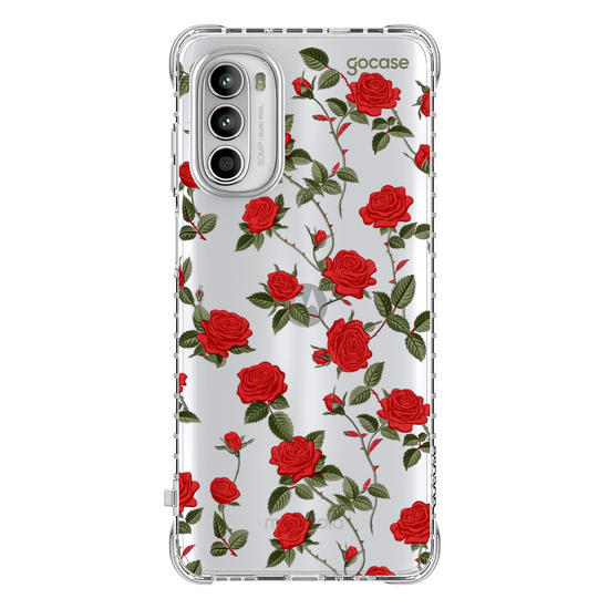 Capinha para celular  Rosas Vermelhas Pattern