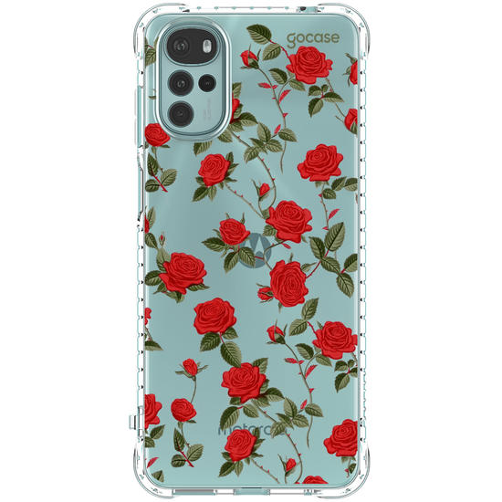 Capinha para celular  Rosas Vermelhas Pattern