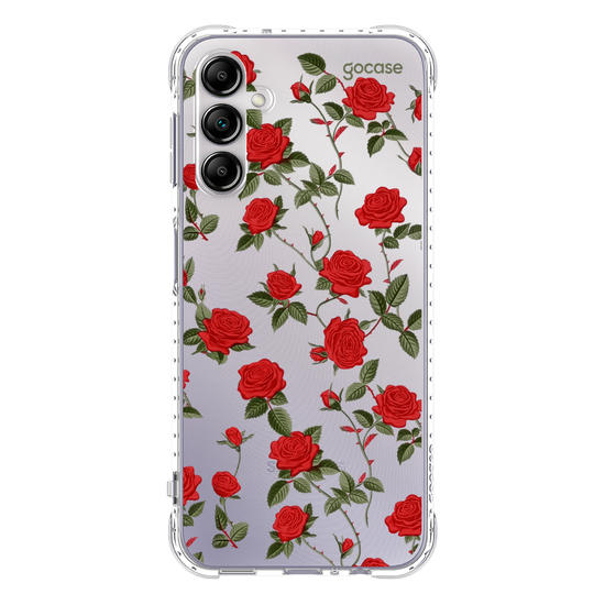 Capinha para celular  Rosas Vermelhas Pattern