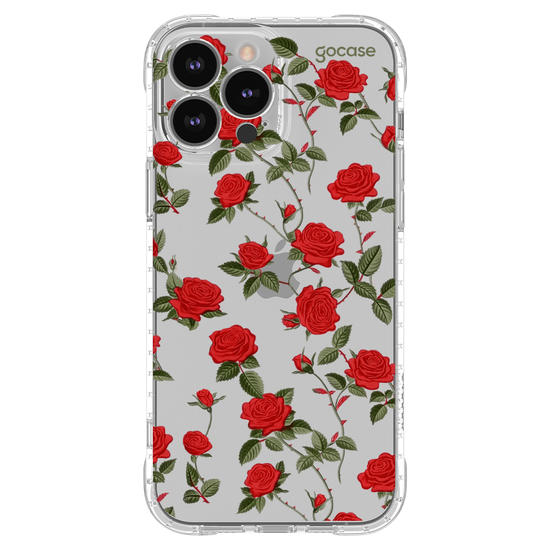 Capinha para celular  Rosas Vermelhas Pattern