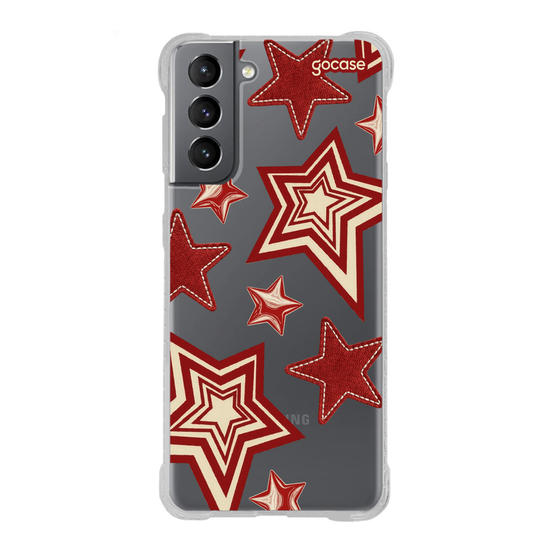 Capinha para celular  Red Stars