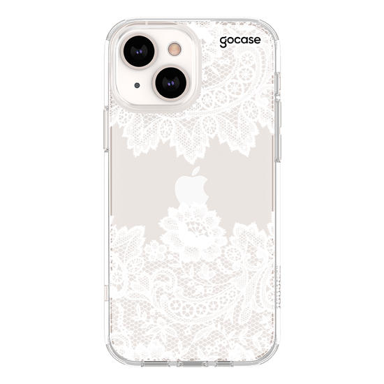Capinha para celular Renda Manuscrita White