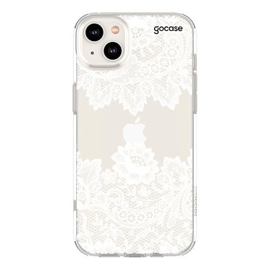 Capinha para celular Renda Manuscrita White