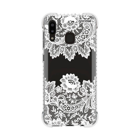 Capinha para celular Renda Manuscrita White