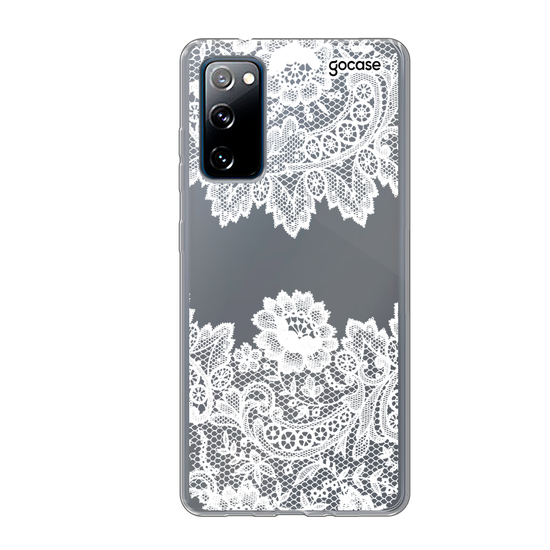Case Lace Handwritten White Phone Case