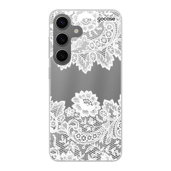 Case Lace Handwritten White Phone Case