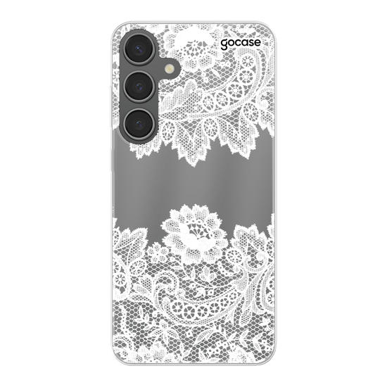 Case Lace Handwritten White Phone Case