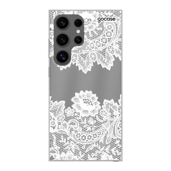 Case Lace Handwritten White Phone Case