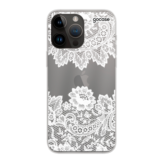 Case Lace Handwritten White Phone Case