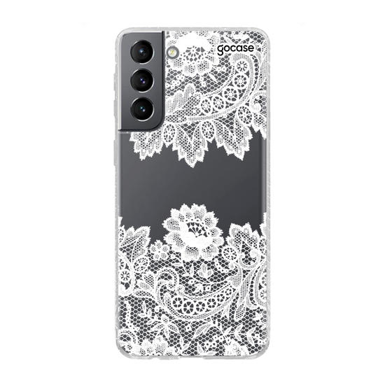 Case Lace Handwritten White Phone Case