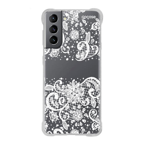 Capinha para celular Renda White