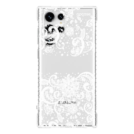 Capinha para celular Renda White