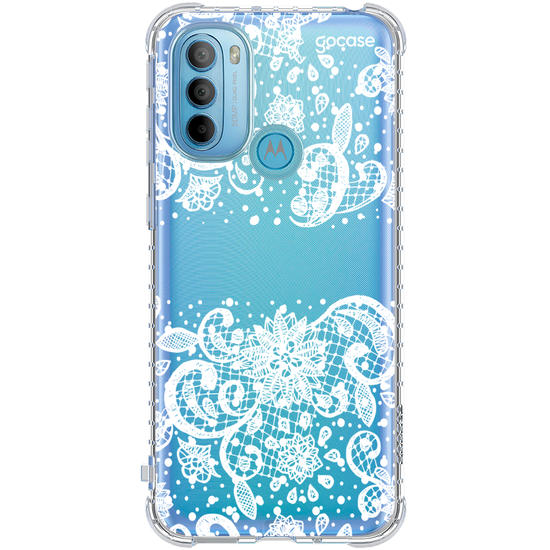 Capinha para celular Renda White
