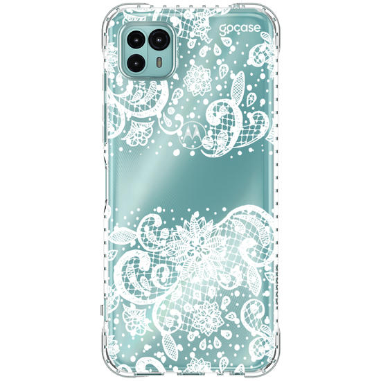 Capinha para celular Renda White