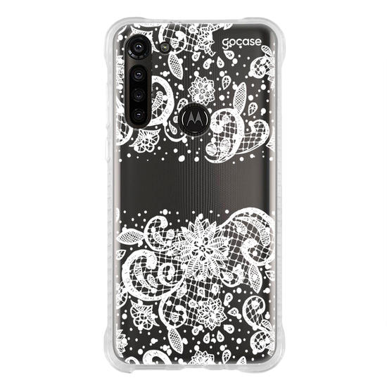 Capinha para celular Renda White