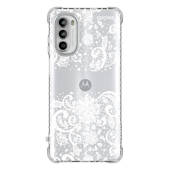 Capinha para celular Renda White