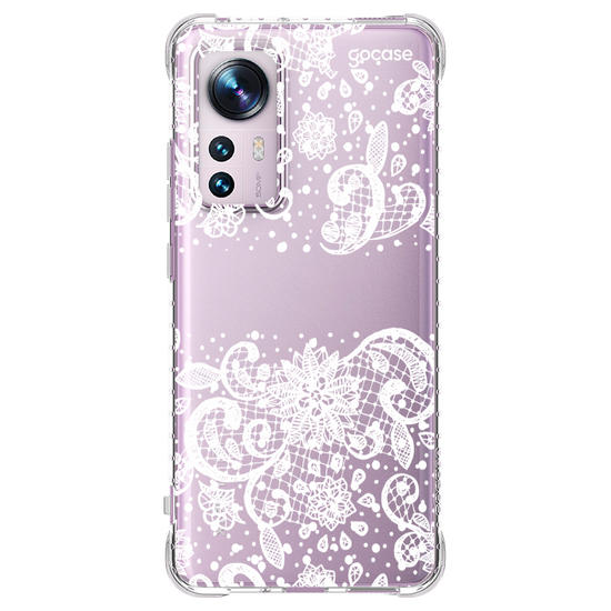 Capinha para celular Renda White