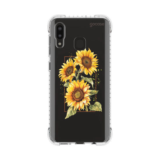 Capinha para celular Capinha Para Celular -  Retrato - Girassóis